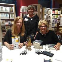 at Quail Rdige Books with Leah Weiss and Mamie Potter